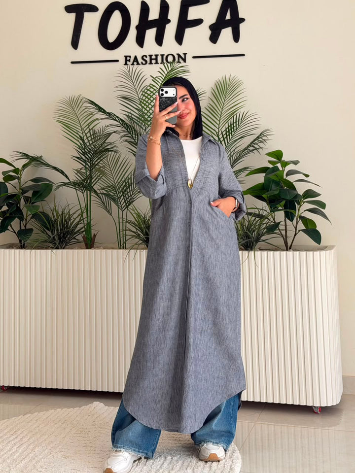 Linen Long Shirt