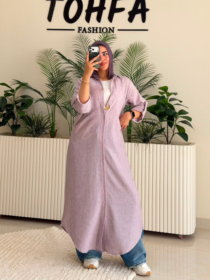 Linen Long Shirt