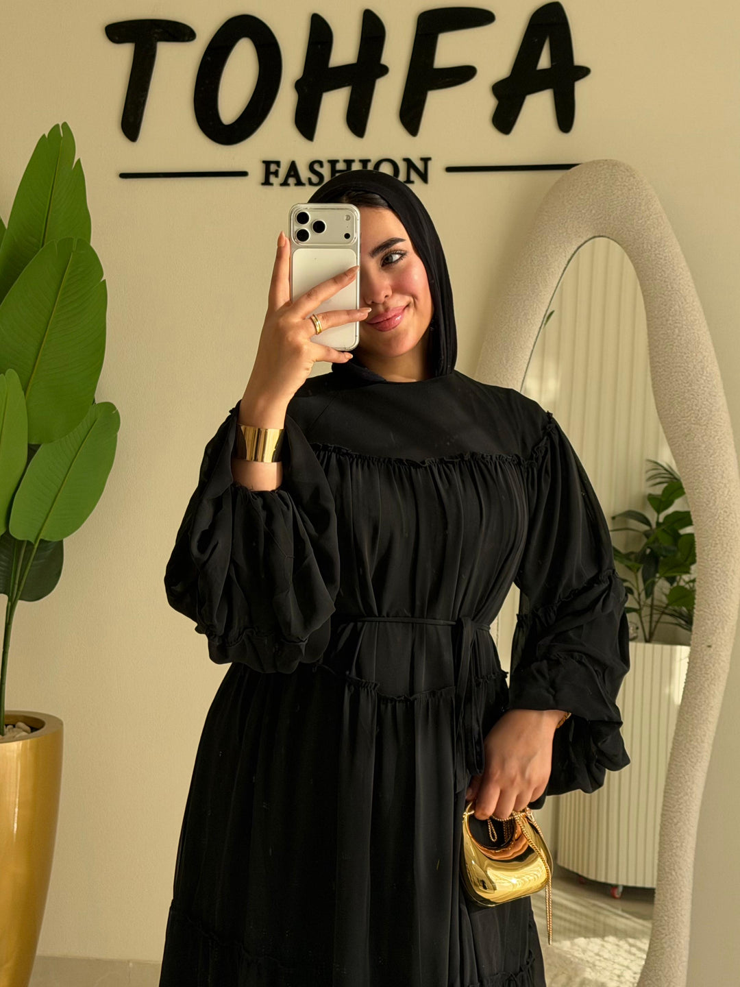 Dress Chiffon Black