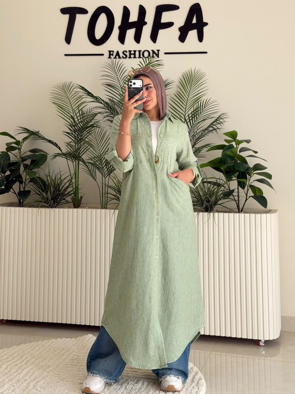 Linen Long Shirt