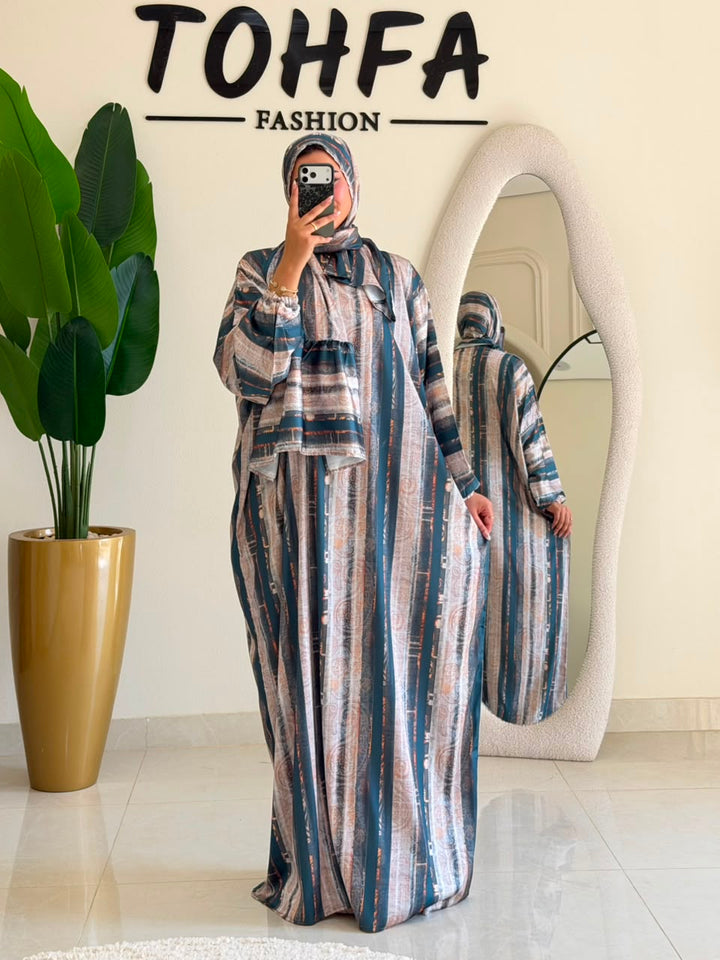 Isdal Satin Vertical Stripes