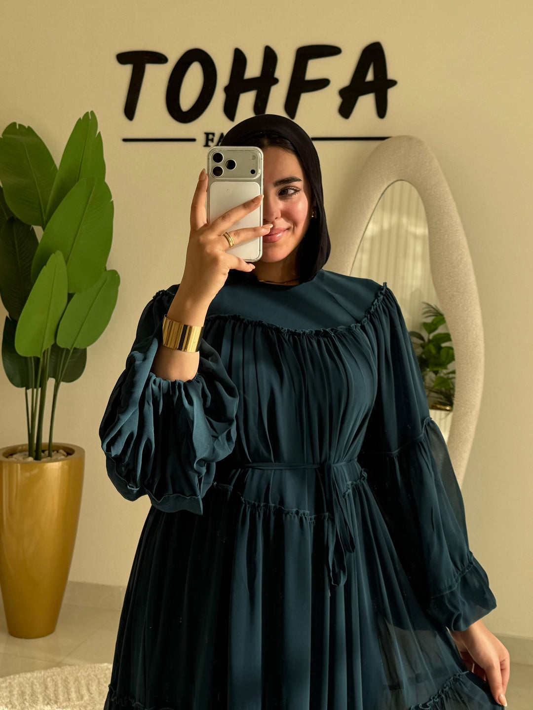 Dress Chiffon Blue