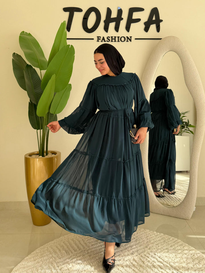 Dress Chiffon Blue