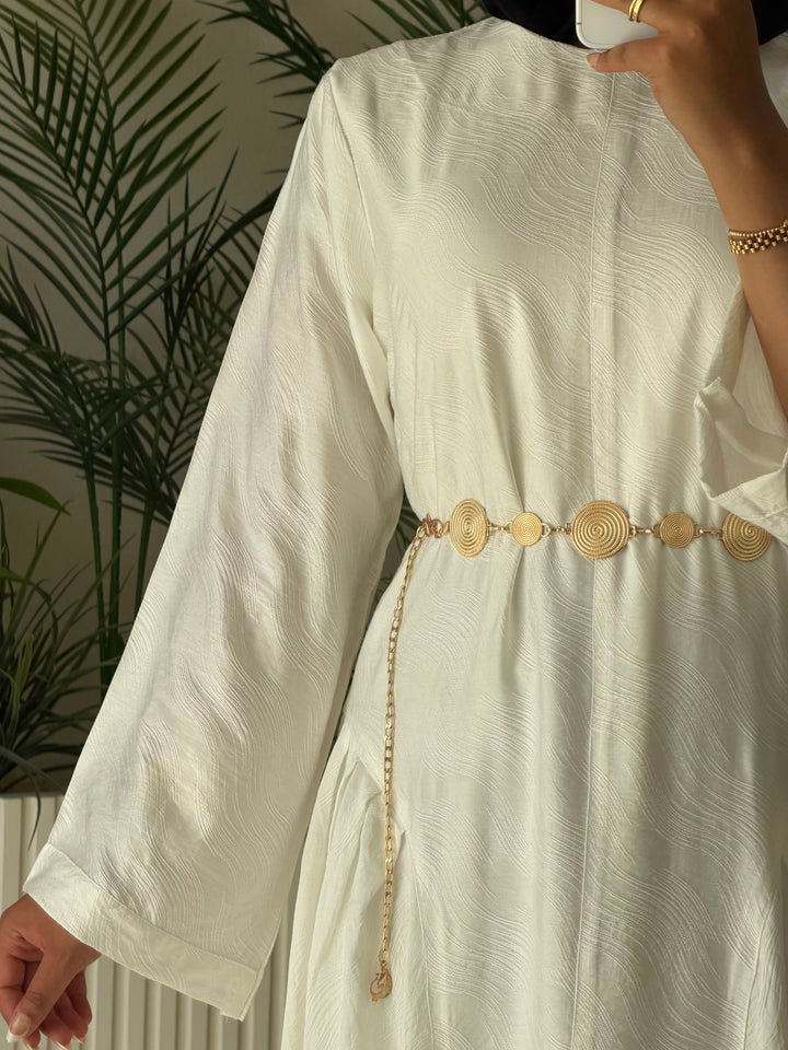 Dress Jacquard White