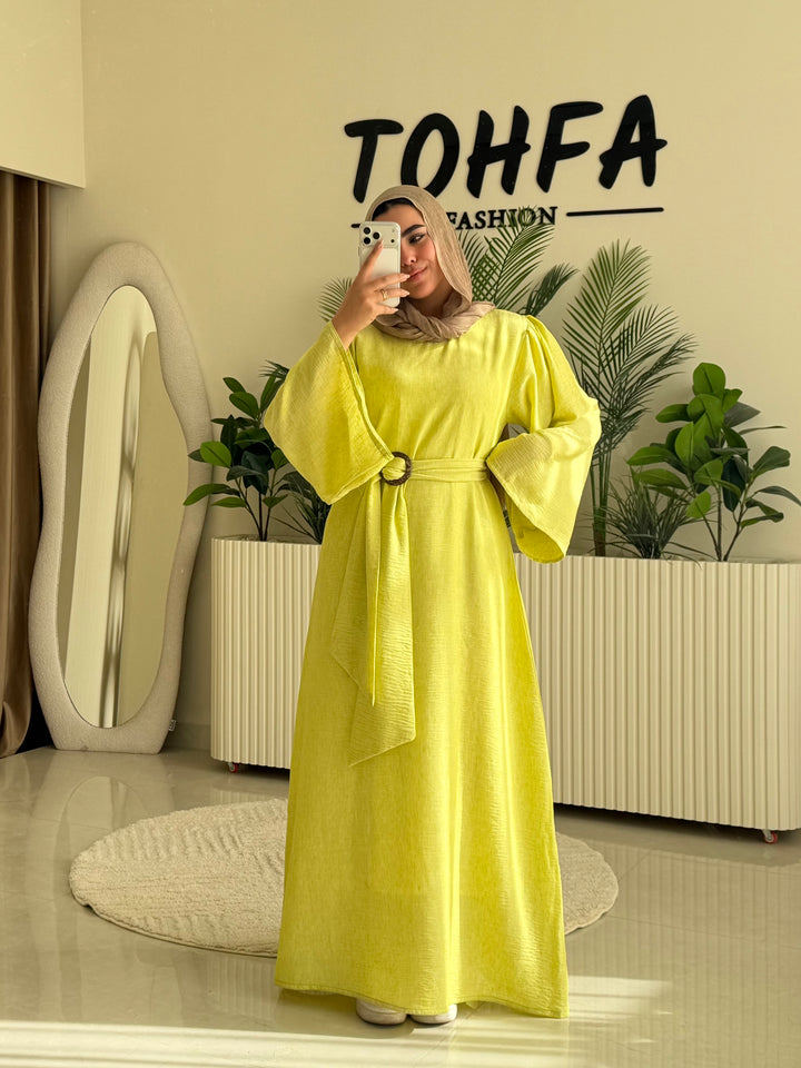Dress Linen Kiwi