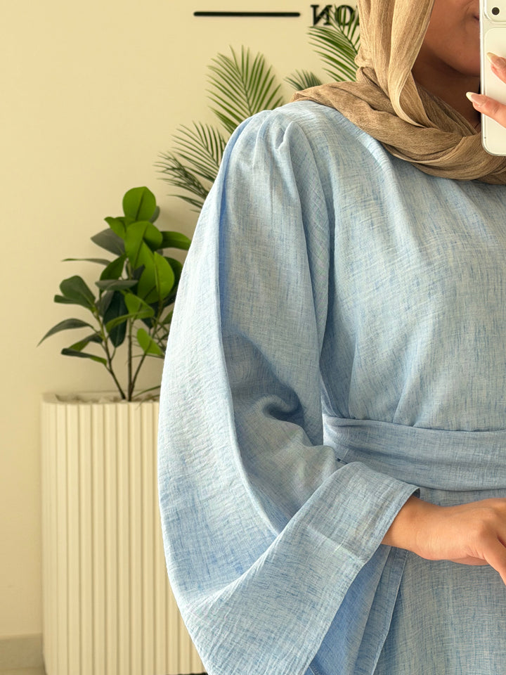 Dress Linen Baby Blue