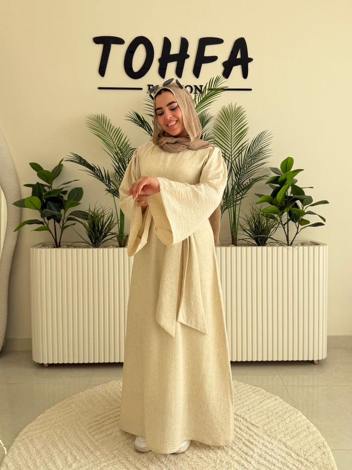 Dress Linen Biege