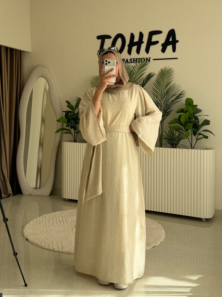 Dress Linen Biege