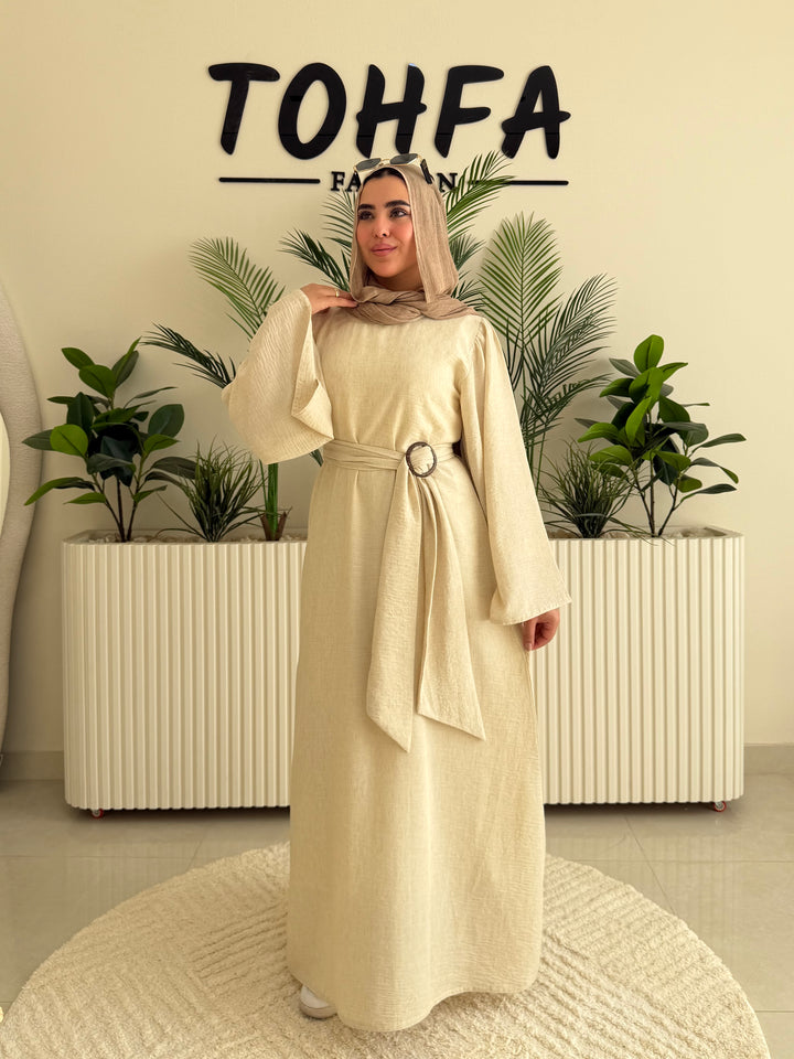 Dress Linen Biege