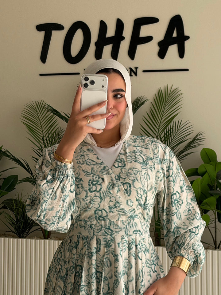 Dress Galaxy Floral Mint