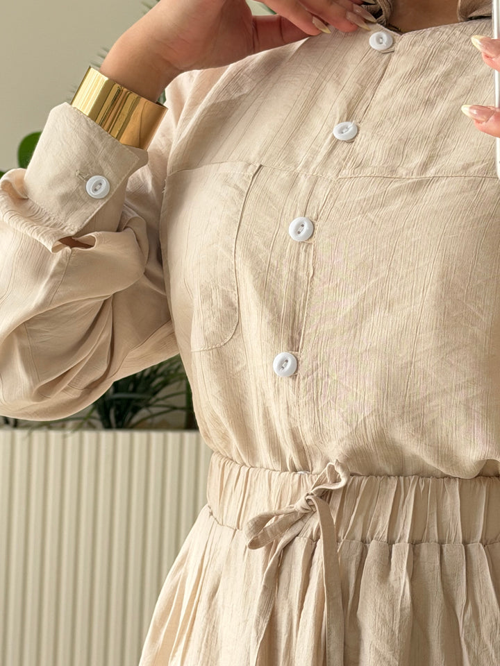 Set Linen Galaxy Beige