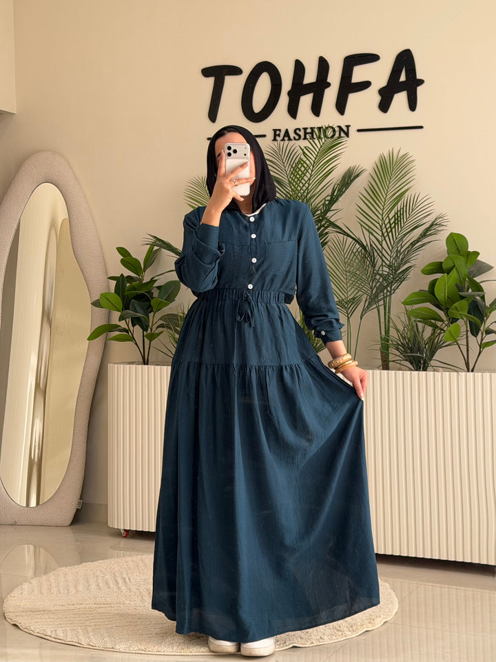 Set Linen Galaxy Blue