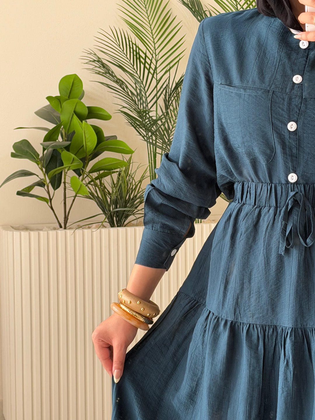 Set Linen Galaxy Blue