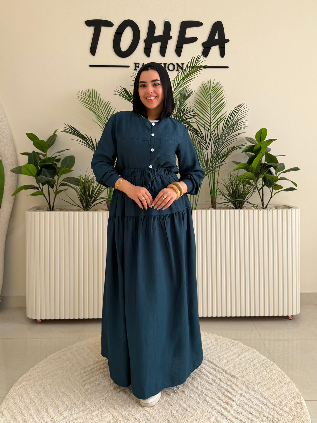 Set Linen Galaxy Blue
