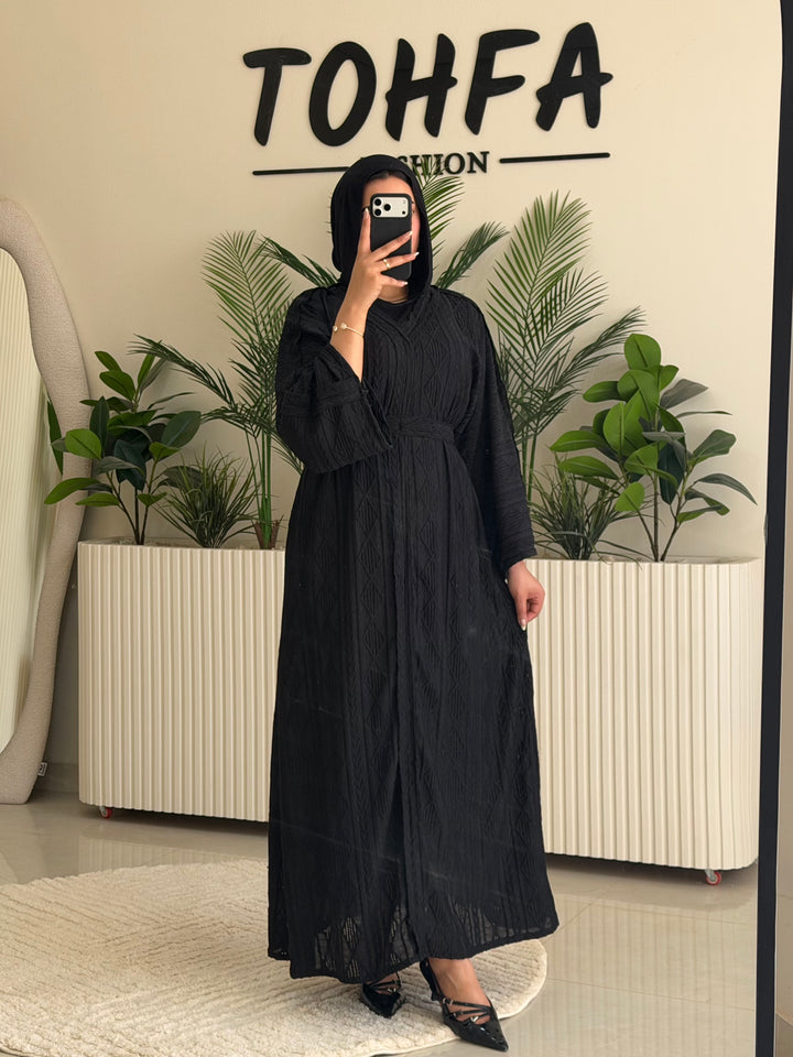 Dress Textured Black