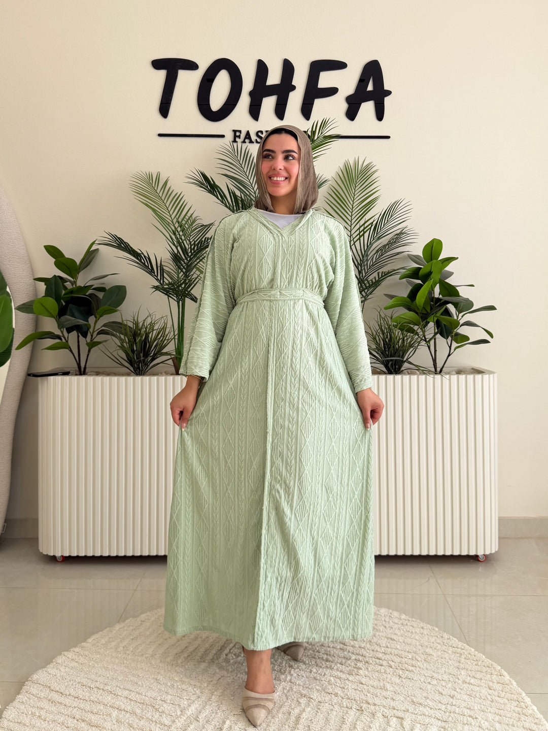 Dress Textured Mint