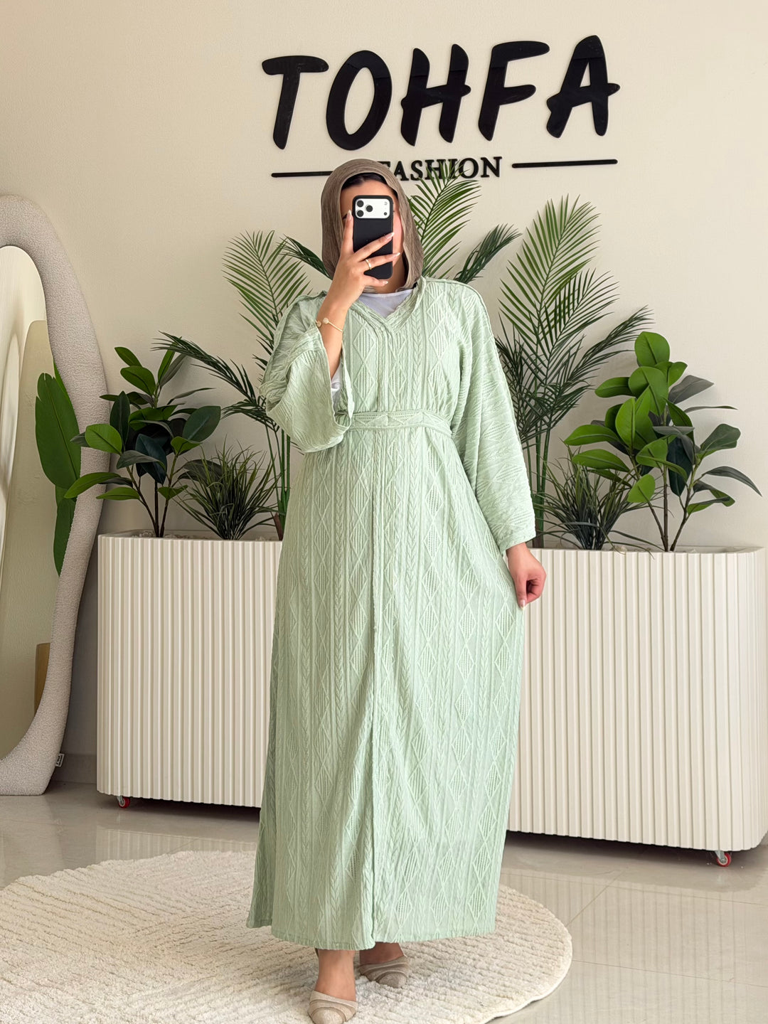 Dress Textured Mint