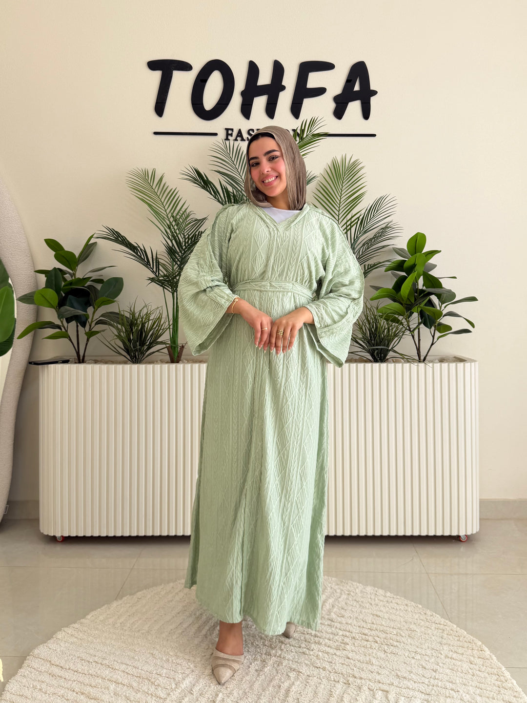 Dress Textured Mint