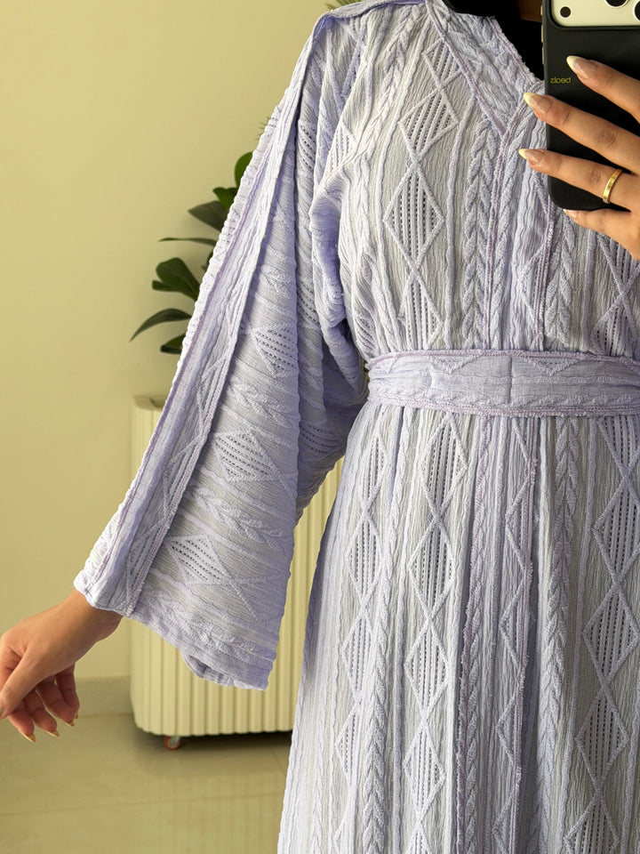 Dress Textured Lavender