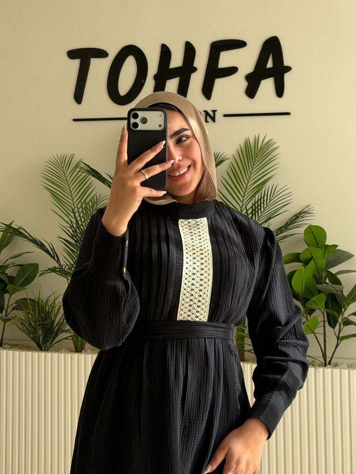 Dress Crinkle Black