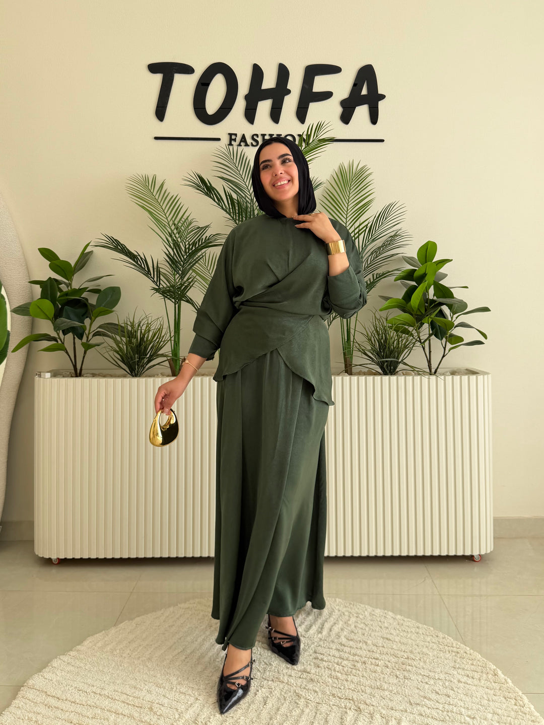 Set Satin Olive