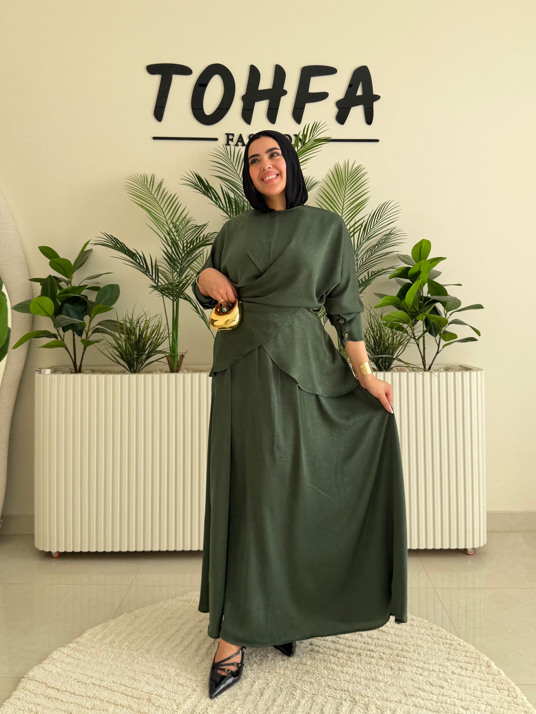 Set Satin Olive