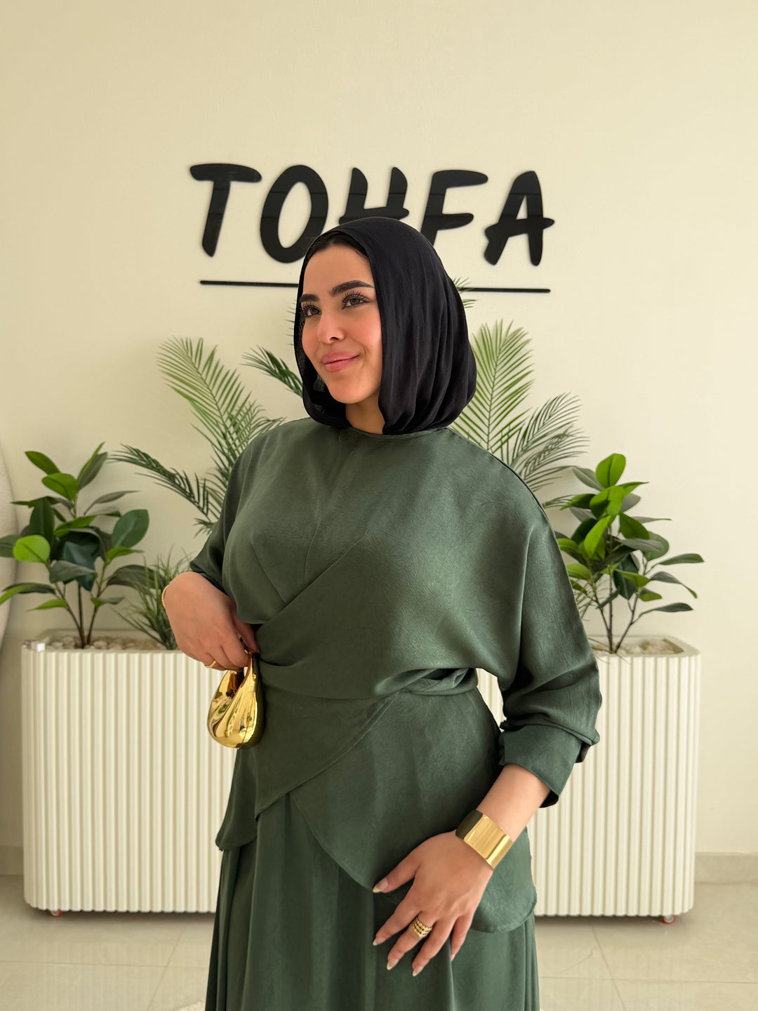 Set Satin Olive