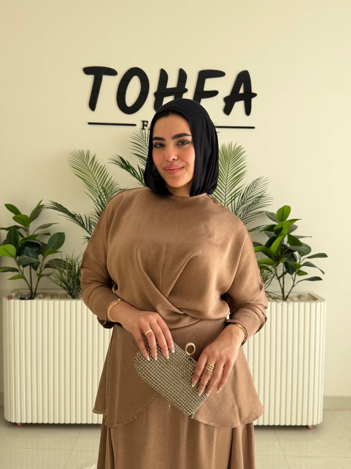 Set Satin Caramel