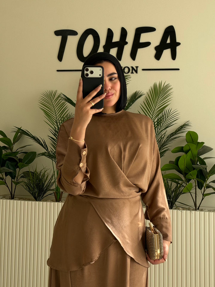 Set Satin Caramel