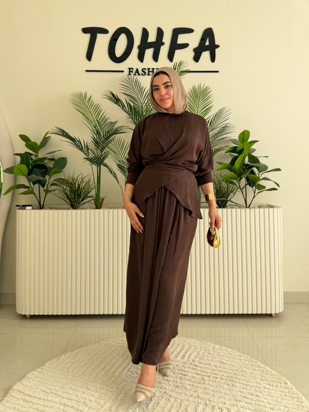 Set Satin Brown