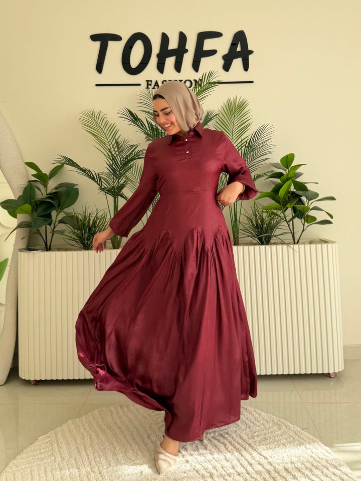 Dress Zoom Burgandy