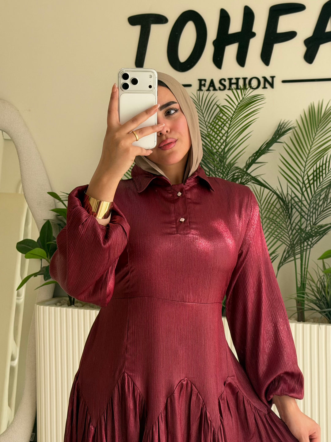 Dress Zoom Burgandy
