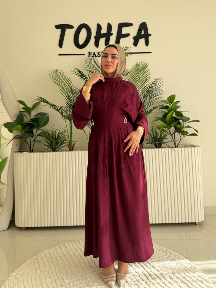 Dress Galaxy Burgandy