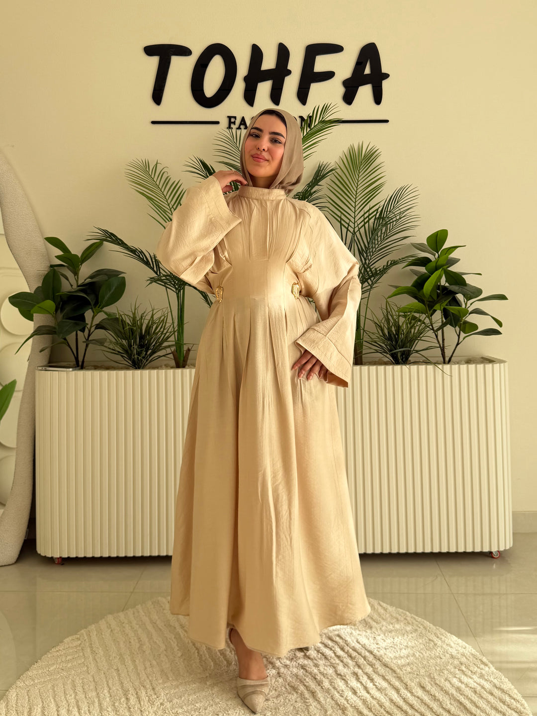Dress Galaxy Beige