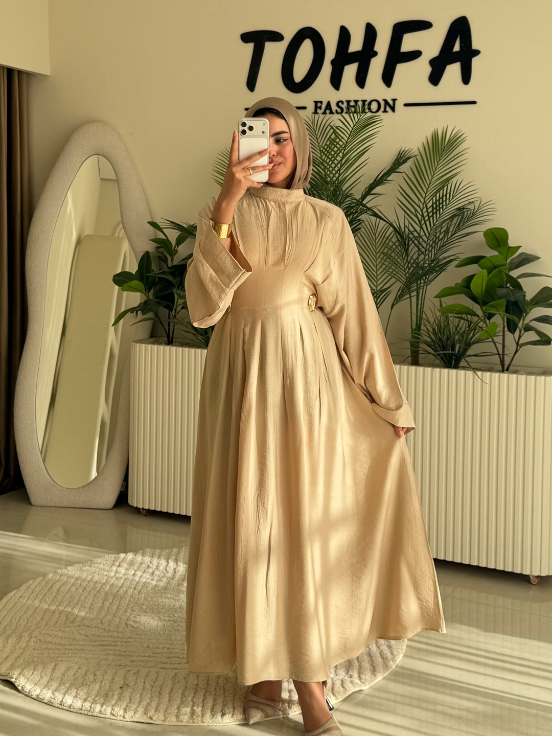 Dress Galaxy Beige