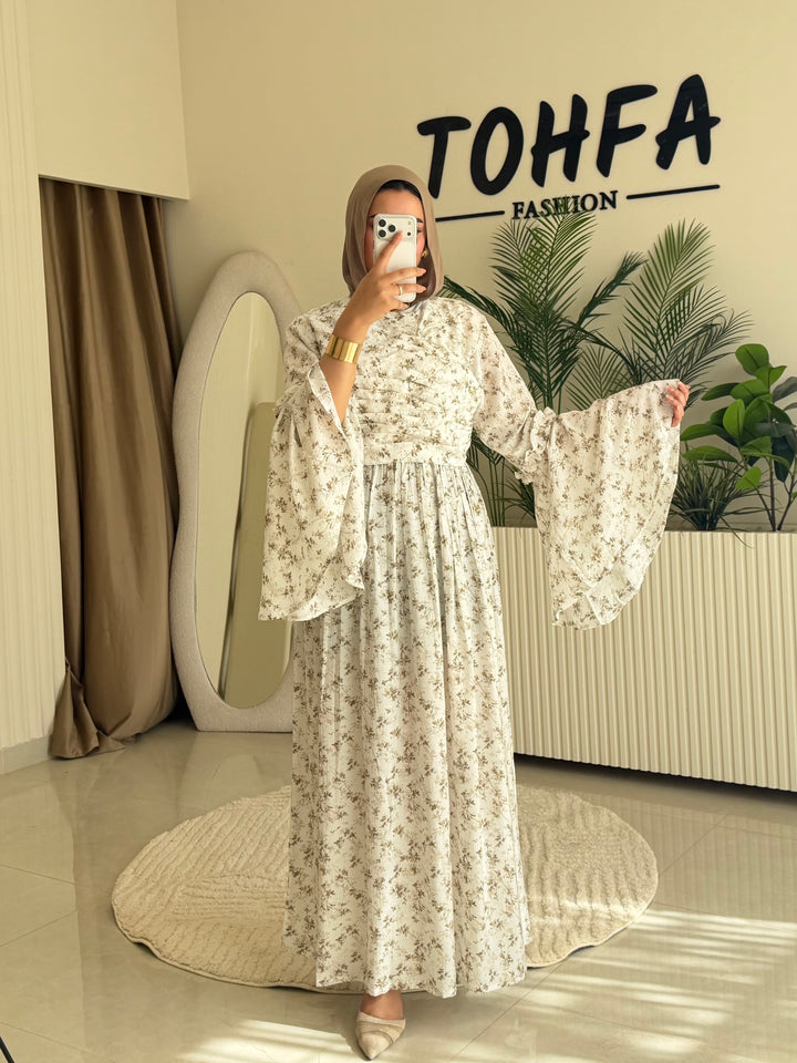 Dress Floral Biege