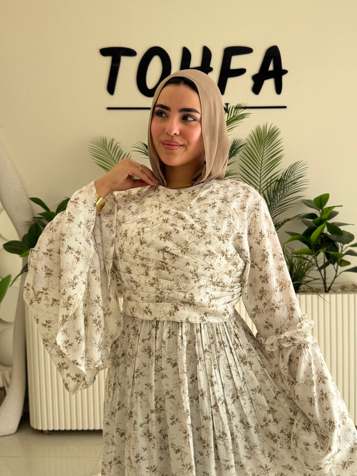 Dress Floral Biege