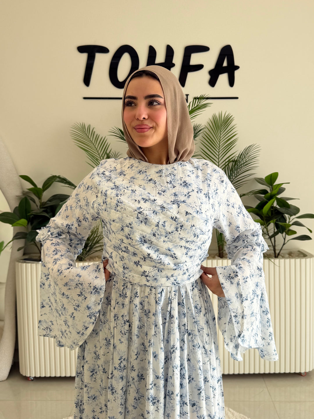 Dress Floral Blue