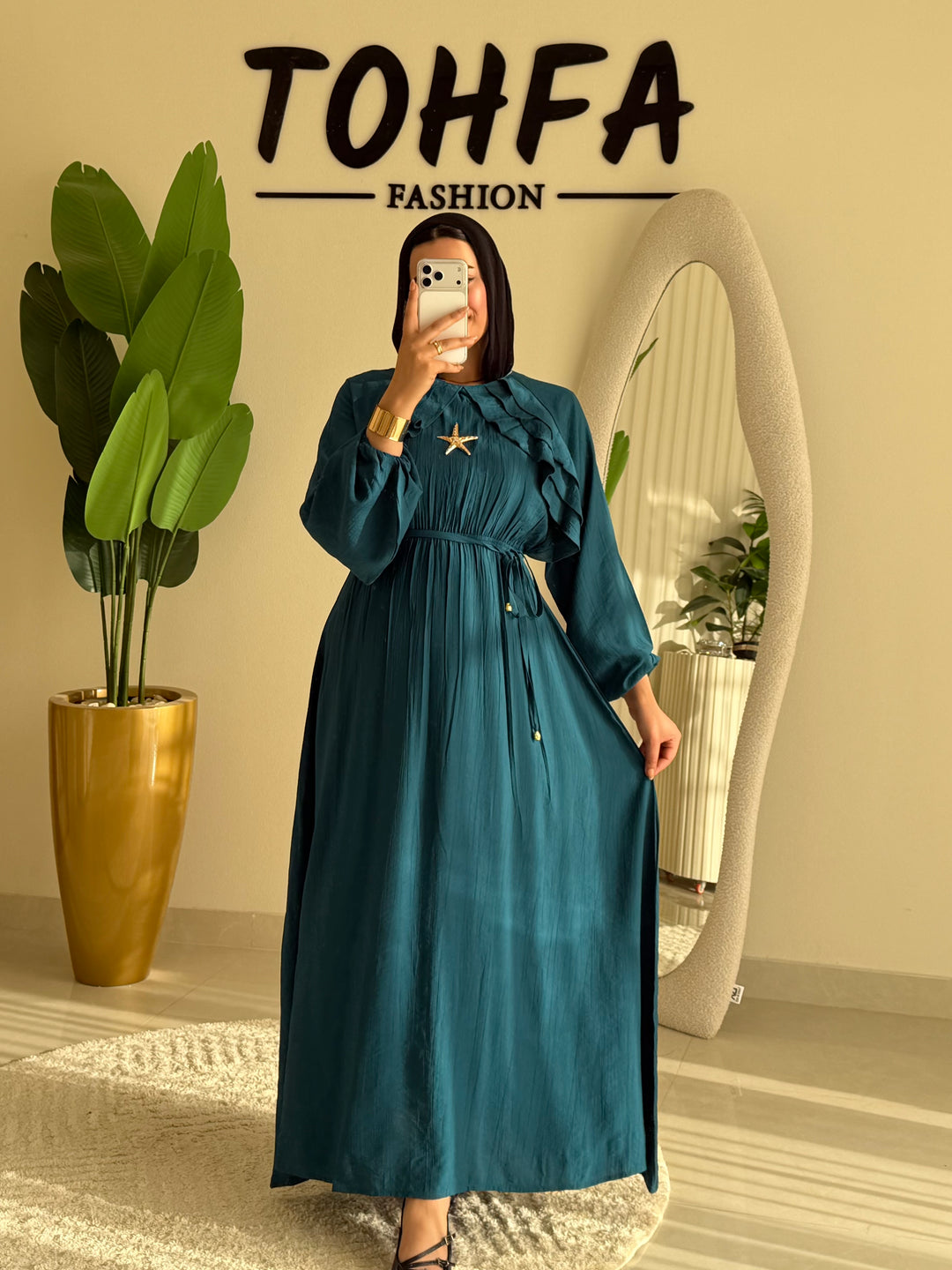 Dress Ruffle Blue
