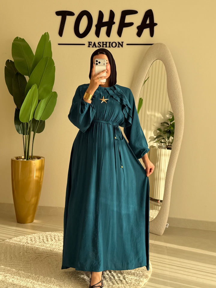 Dress Ruffle Blue