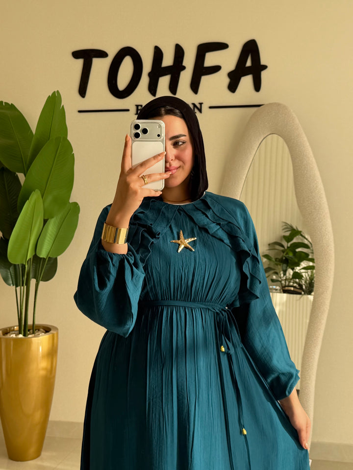 Dress Ruffle Blue