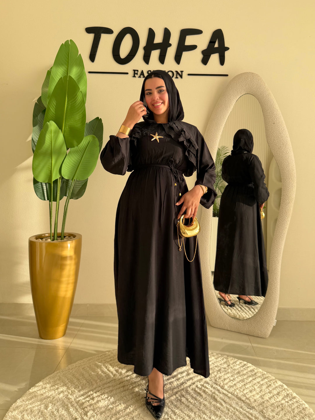 Dress Ruffle Black