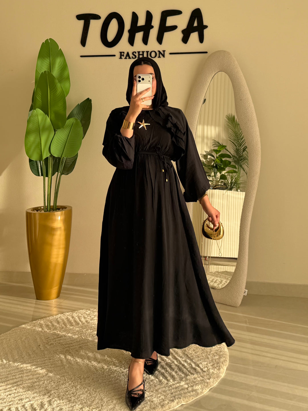 Dress Ruffle Black
