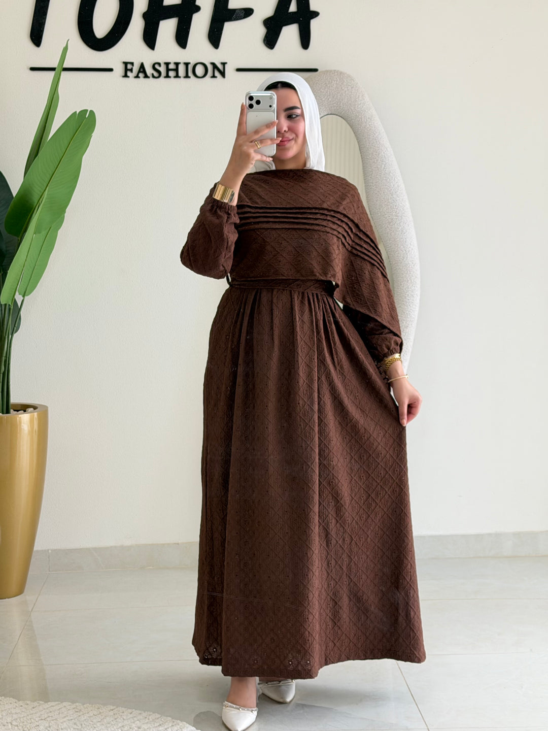 Dress Rukama Brown
