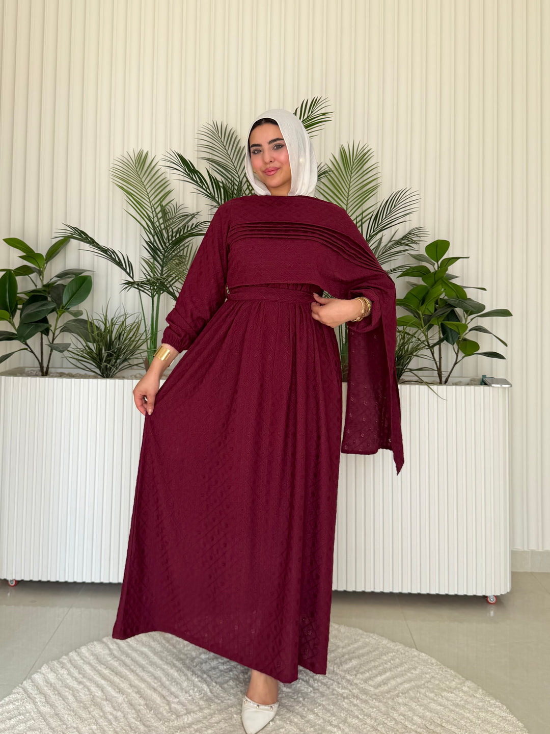 Dress Rukama Burgandy