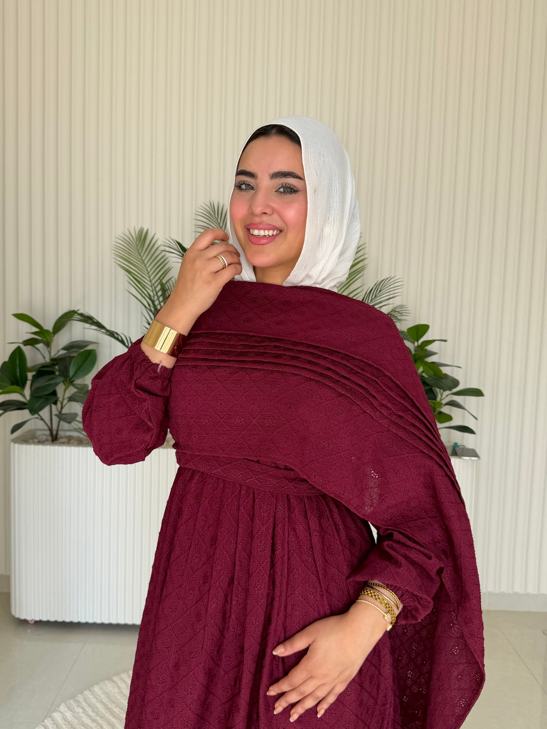 Dress Rukama Burgandy