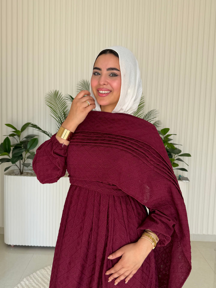 Dress Rukama Burgandy