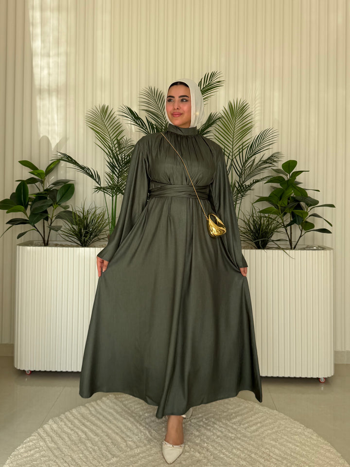 Dress Glitter Olive