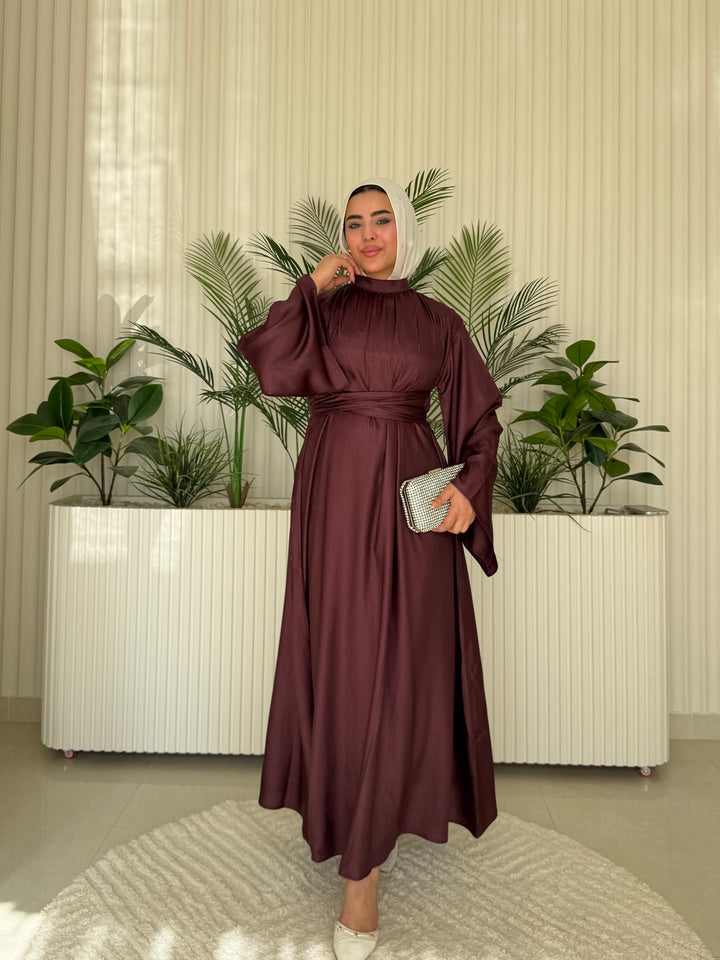 Dress Glitter Burgandy