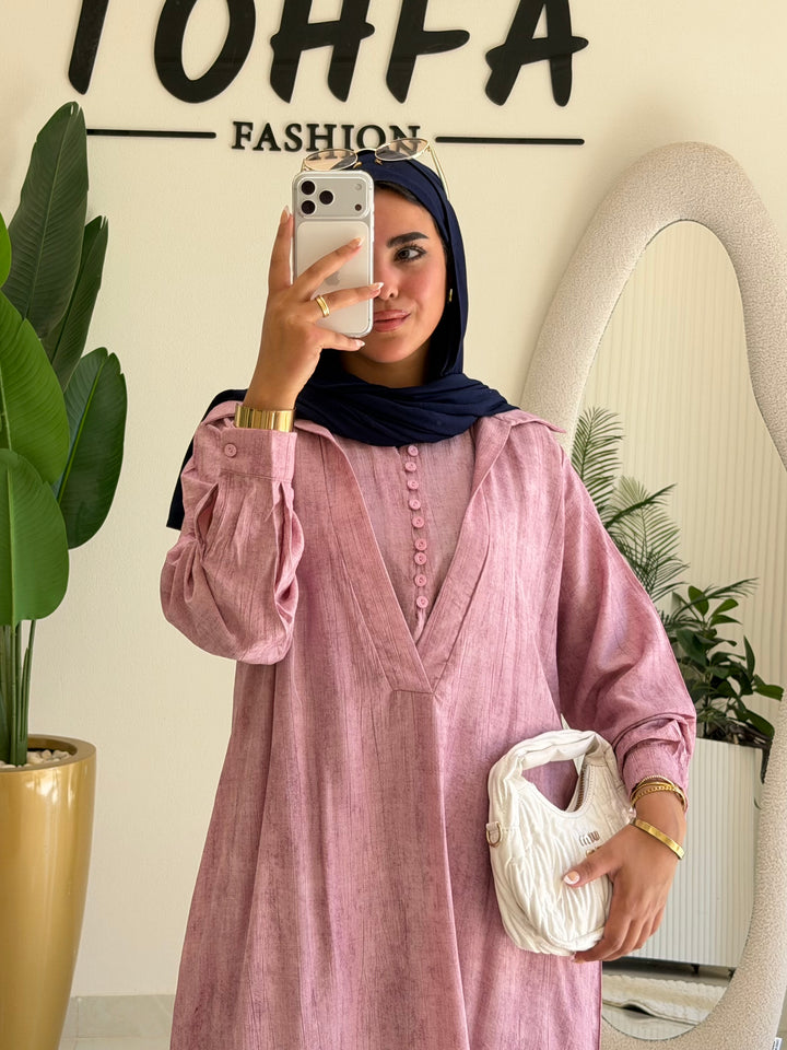 Dress Linen Turkey Bink